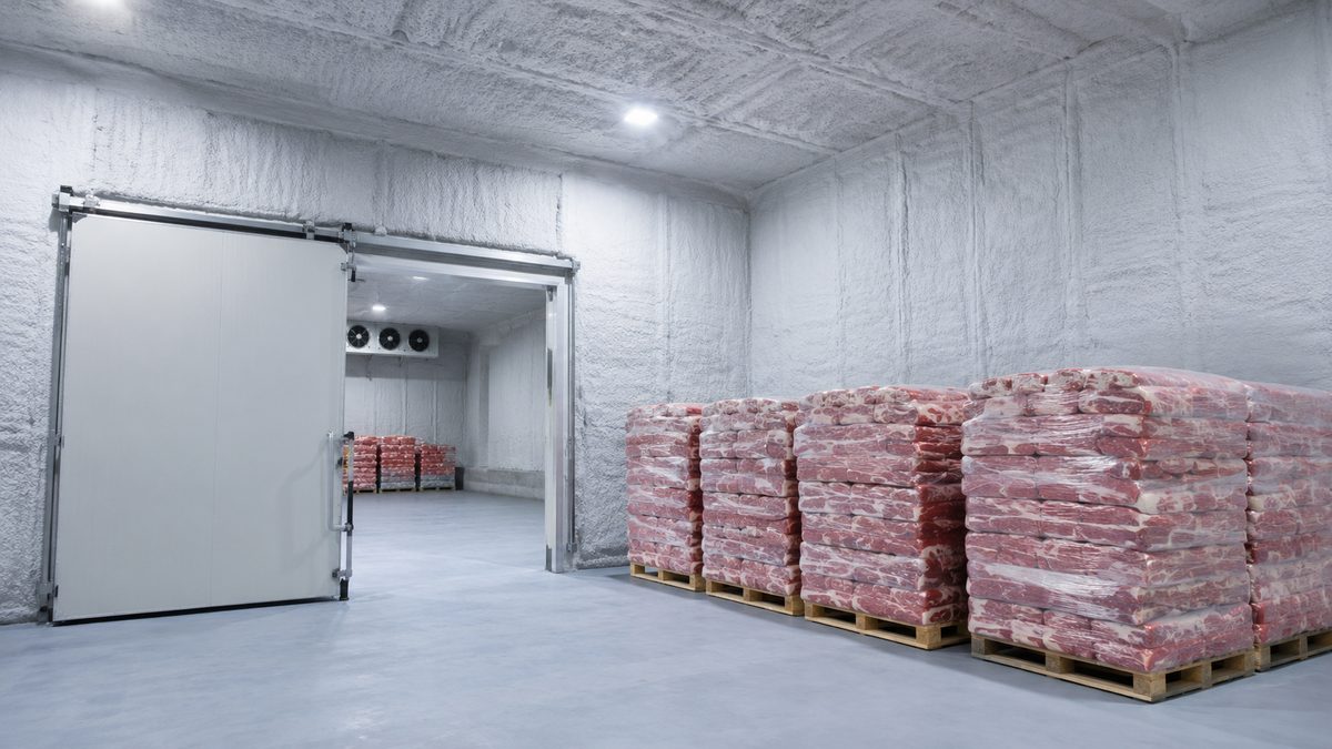 300m² Cold Storage Insulation · Moscow