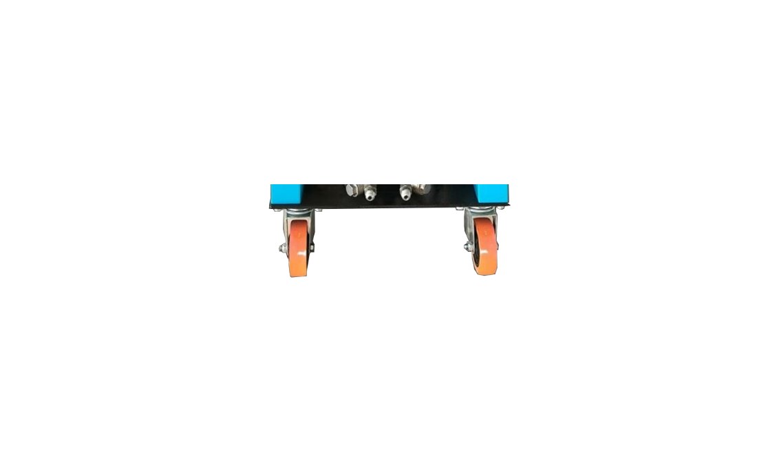 JYYJ-A-V3 steel base frame on polyurethane swivel casters