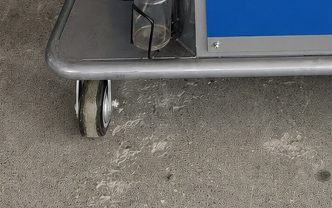 JYYJ-H-V8T mobile welded base on industrial casters