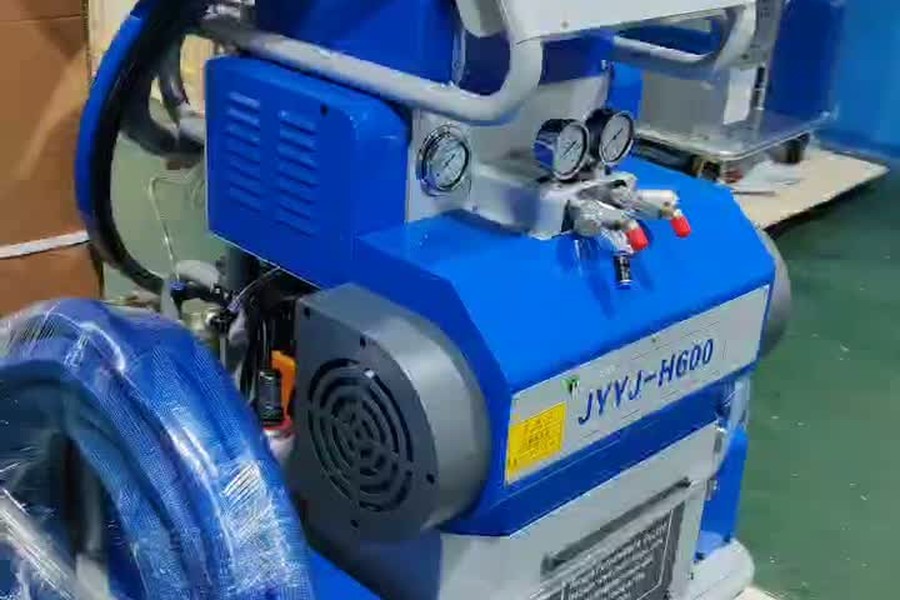 JYYJ-H600 machines shrink-wrapped on pallets and packed into export-grade wooden crates for worldwide shipping