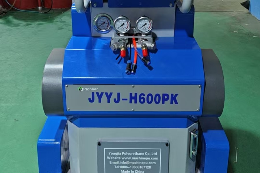JYYJ-H600PK machines shrink-wrapped on pallets and packed into export-grade wooden crates for worldwide shipping